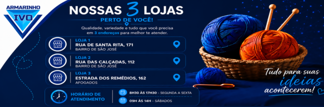 Nossas lojas