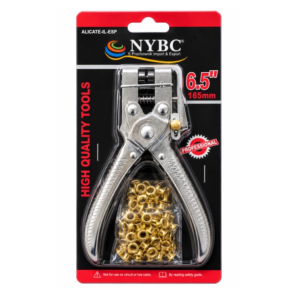 Alicate Profissional para Ilhós NYBC 6,5" 165mm