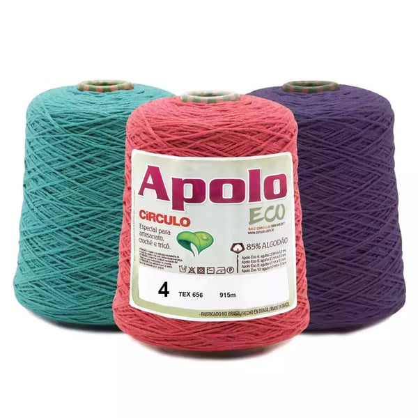 Barbante Apolo Eco Nº04 Circulo 600g C/941m