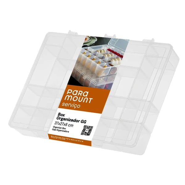 Box Organizador GG 37x27x6cm Paramount