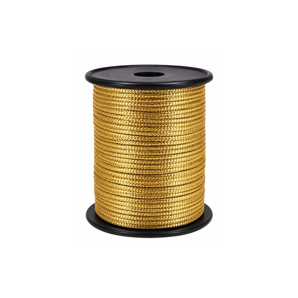 Cordão Metalizado 0.6mm São José C/50mt Ouro Ref:9006