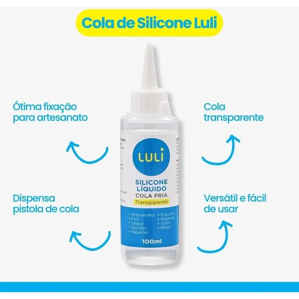 Cola De Silicone Liquido Luli 100ml