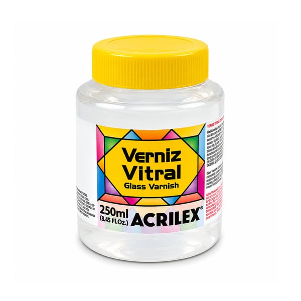Verniz Vitral 250ml Incolor/Clareador Acrilex