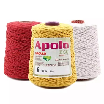 Barbante Apolo Eco Nº06 Circulo 600g C/627m