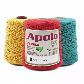 Barbante Apolo Eco Nº08 Circulo 600g C/470m