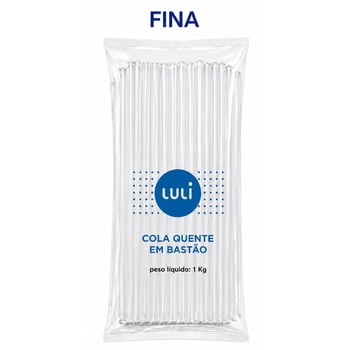 Bastao De Cola Quente Fina Luli Pacote de 1kg