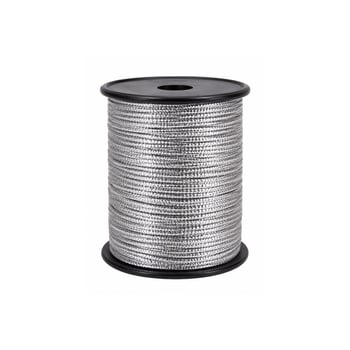 Cordão Metalizado 0.6mm São José C/50mt Prata Ref:9007