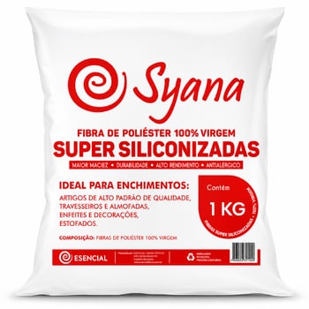 Fibra Siliconada para Enchimento Syana 100% Poliéster 1Kg
