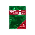 Saco Para Presente Metalizado Cromus 10cmx14cm Saco Metalizado 10cmX14cm: Verde