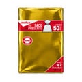 Saco Para Presente Metalizado Cromus 20cmx29cm Saco Metalizado  20cmX29cm: Dourado