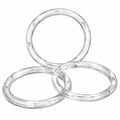 Argola Acrílica Transparente 150mm com 6und Ritas