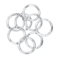 Argola Acrílica Transparente 30mm com 72und Ritas