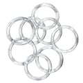 Argola Acrílica Transparente 50mm com 48und Ritas